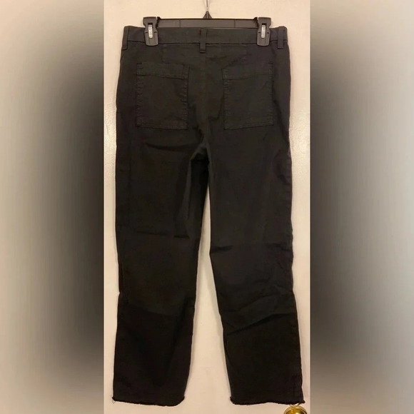 Frank & Eileen Blackstone Utility Pant Italian Twill Washed Black Size 6 - Picture 4 of 9